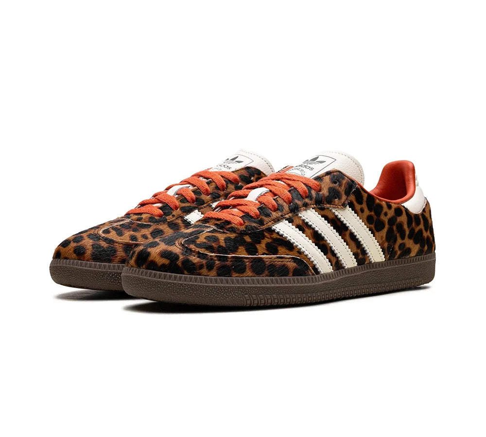 Adidas Samba OG - Leopardo Vermelho