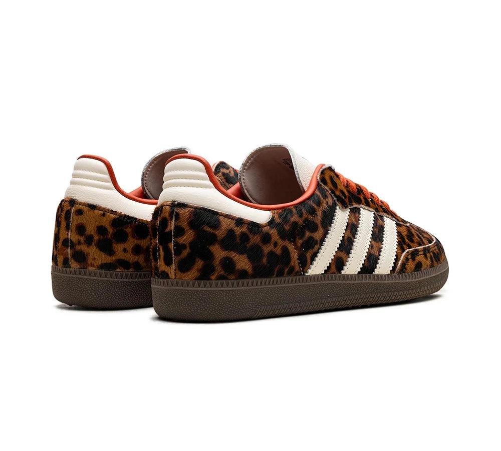 Adidas Samba OG - Leopardo Vermelho