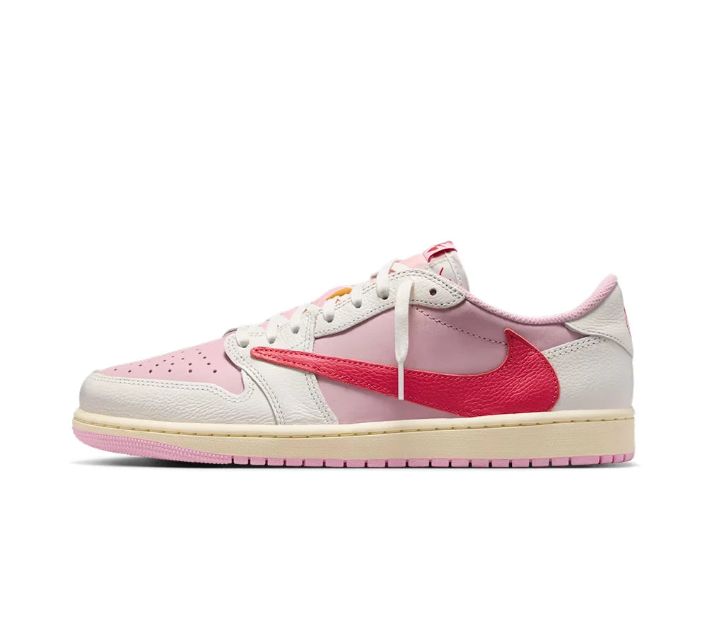 Jordan 1 Retro Low OG SP Travis Scott Sail Tropical Pink