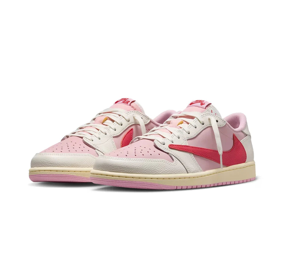 Jordan 1 Retro Low OG SP Travis Scott Sail Tropical Pink
