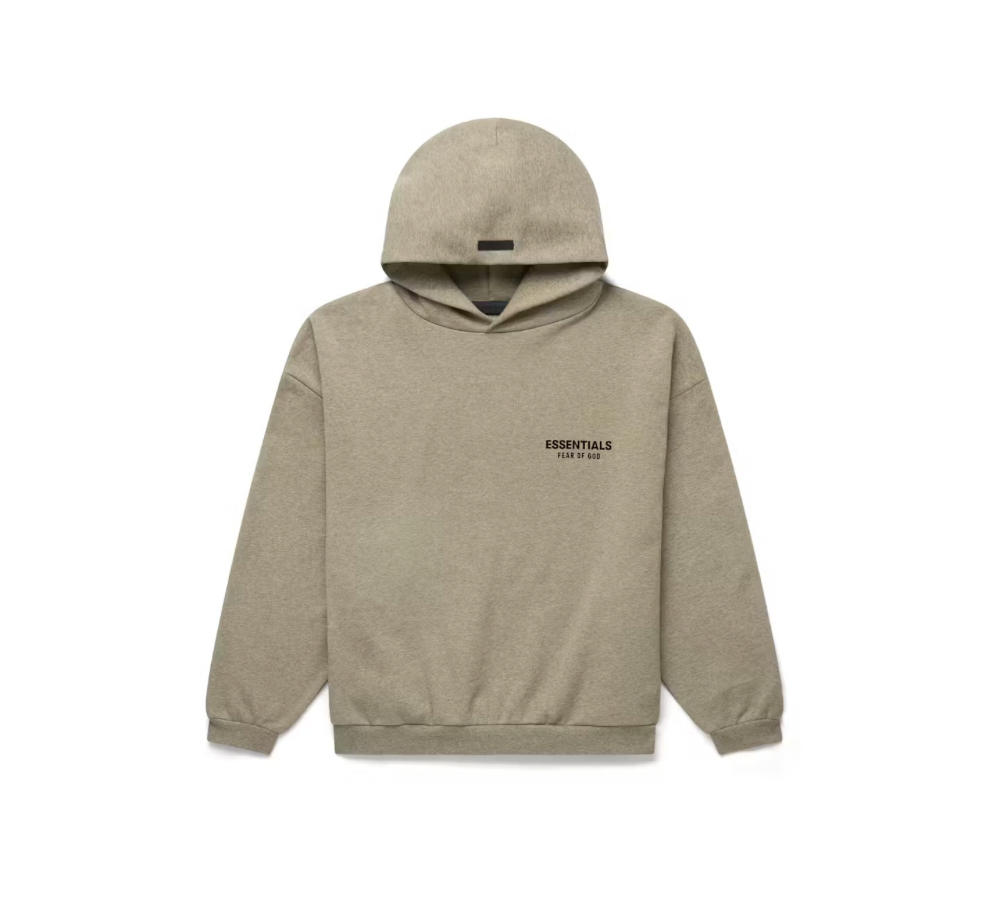 Fear of God Essentials Fleece Hoodie (FW24) - Heather Gray