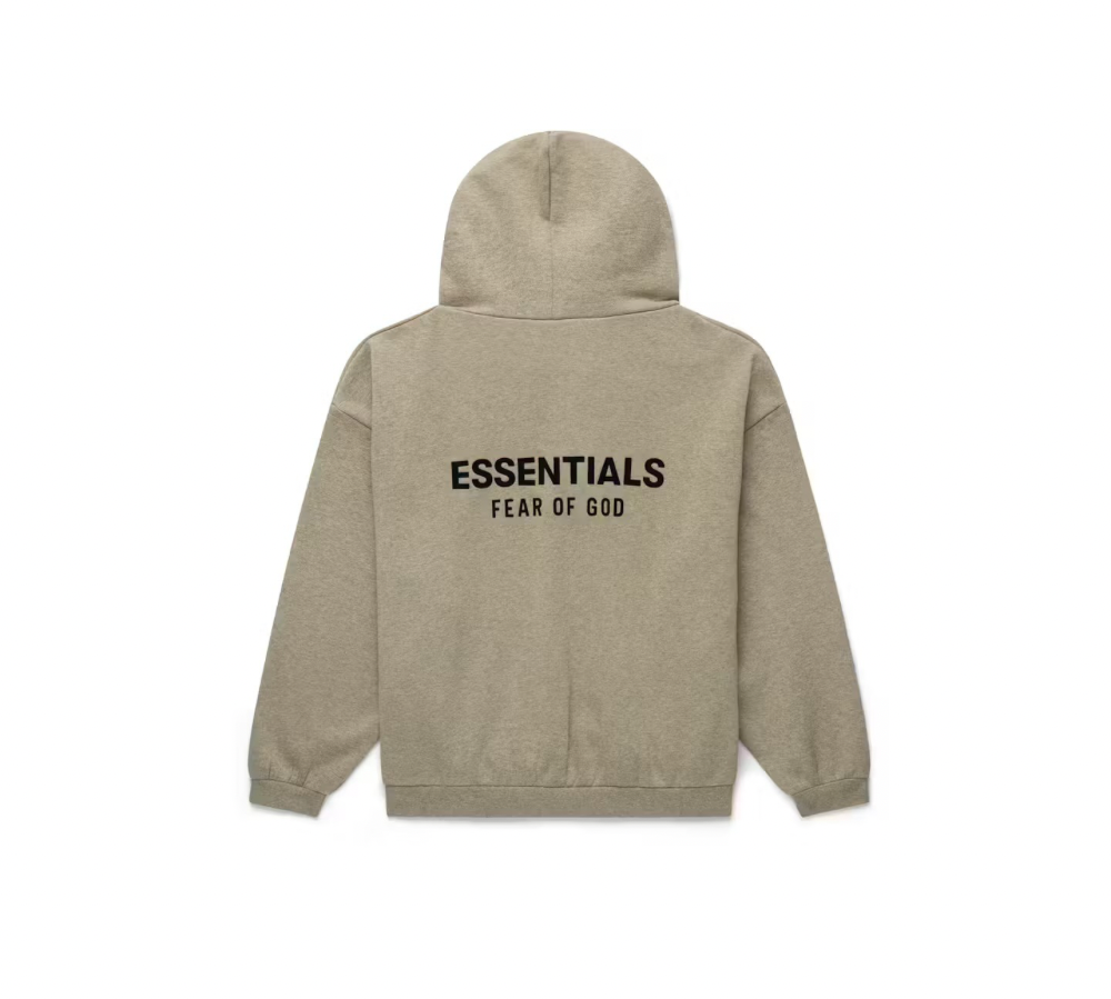 Fear of God Essentials Fleece Hoodie (FW24) - Heather Gray