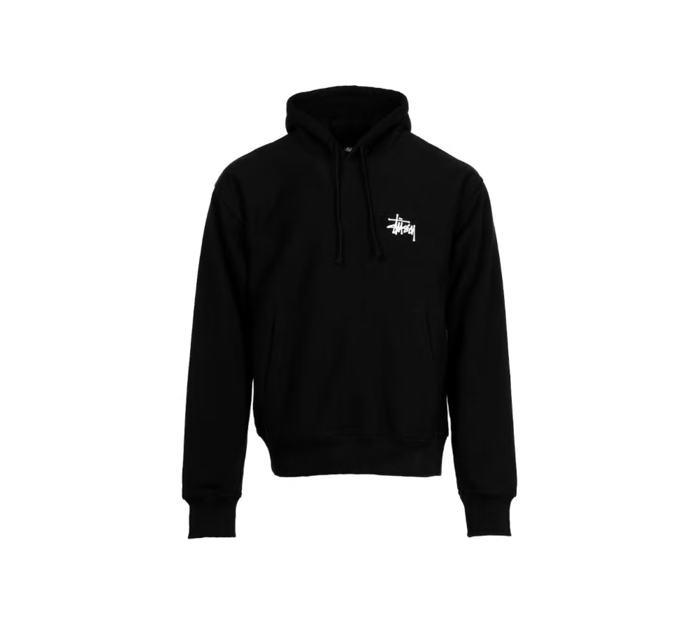 Stüssy Basic Hoodie - Black