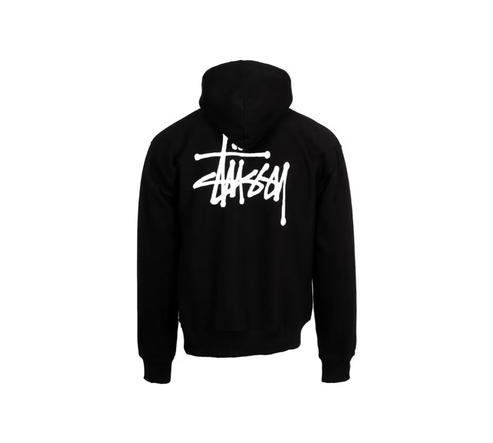 Stüssy Basic Hoodie - Black