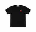 Comme des Garcons PLAY Play Red Emblem T-shirt Black