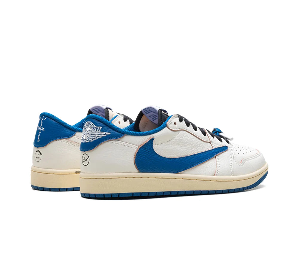 Jordan 1 Retro Low OG SP Fragment x Travis Scott Sail Military Blue