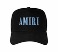 AMIRI Core Logo Trucker - Cap Black/Dusty Blue